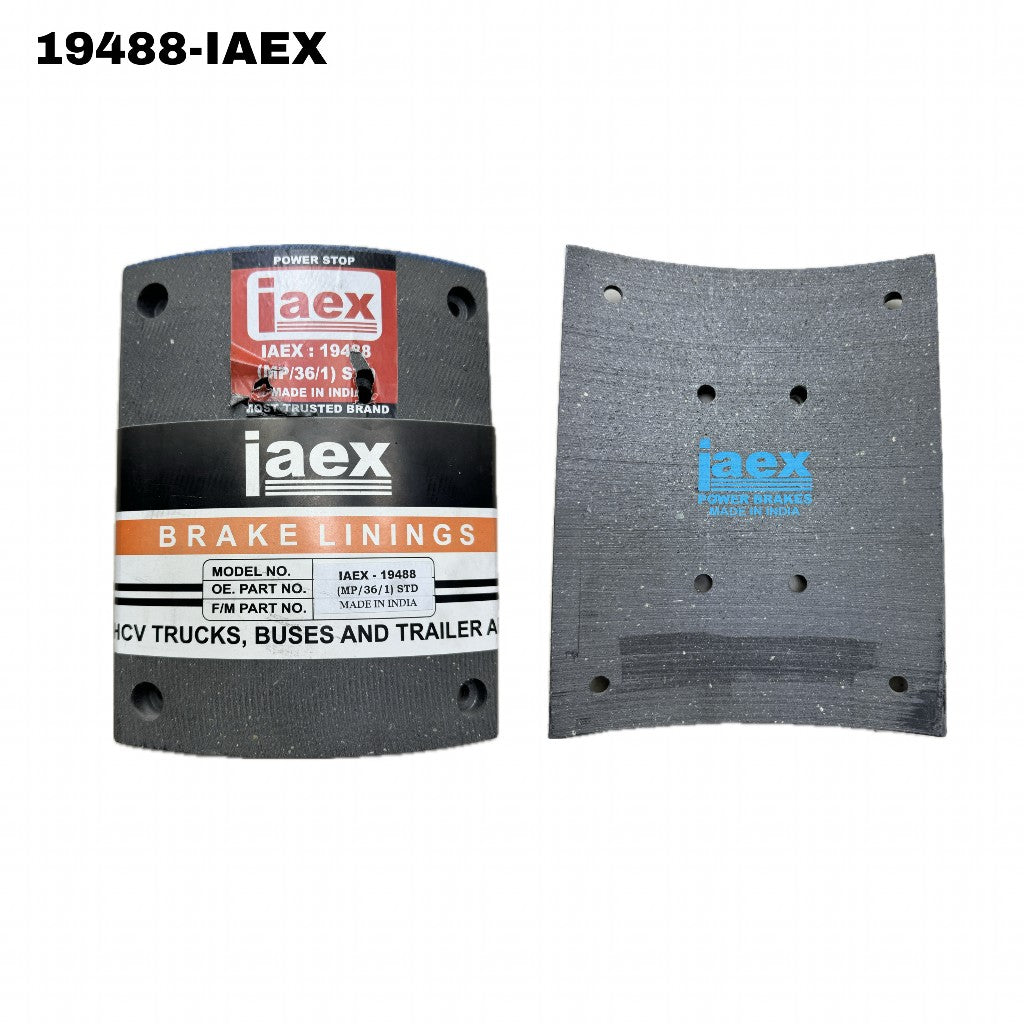 MNG Spare Parts 19488 BRAKE LINING replaces Brake Lining Mercedes