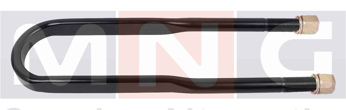 MNG Spare Parts replaces REAR U-BOLT WITH NUTS ROUND 6 WHEEL , 24X103X430 , 60-011