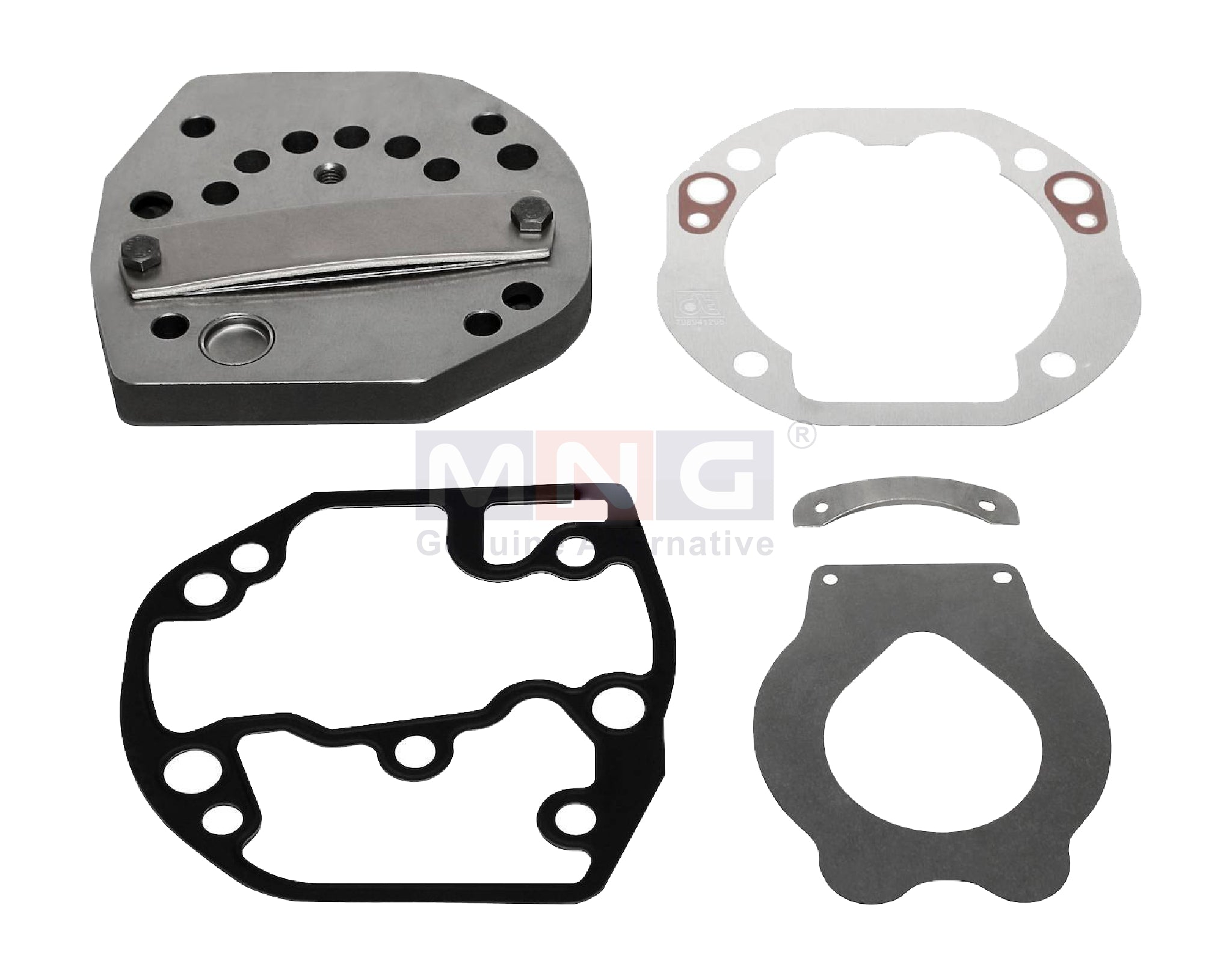 MNG Spare Parts 176-034 replaces 4421300220, 4421300720, 4471300120 Cylinder Head Valve Plate Kit Mercedes
